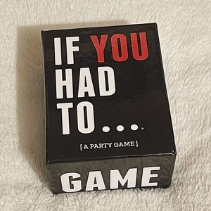 If you had to (a party game)